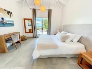Letto o letti in una camera di Villa les Yuccas, private pool, 5 min from Grand Case