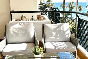 Balkón alebo terasa v ubytovaní MI CAPRICHO 4C BEACHFRONT -Apartment with sea view - Costa del Sol