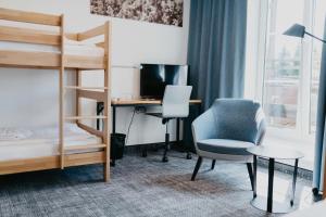 Voodi või voodid majutusasutuse OREA Hotel Špičák Šumava toas
