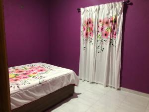 Katil atau katil-katil dalam bilik di Departamento Playa troncones