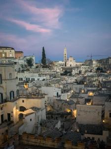 Nespecifikovaný výhled na destinaci Matera nebo výhled na město při pohledu z bed and breakfast