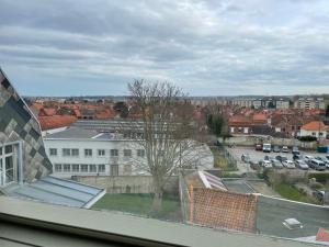 a view of a city from the roof of a building at Le Flamand in Saint-Omer