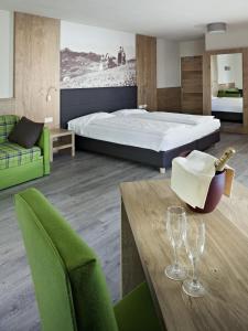 Cama o camas de una habitación en Parc Hotel Miramonti