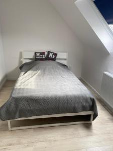 Llit o llits en una habitació de Haus Kreienmoor