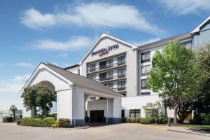 a rendering of the front of a hotel at SpringHill Suites Houston Hobby Airport in Houston