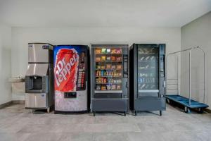 two vending machines are sitting in a room at Motel 6-San Antonio, TX - Sea World North in San Antonio