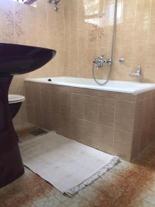 Koupelna v ubytování Apartment Stara Novalja 4143b