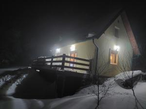 Stašina vikendica Divčibare v zimě