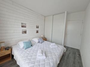 Posteľ alebo postele v izbe v ubytovaní Apartment with fantastic sea view