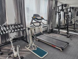 Fitness centrum a/nebo fitness zařízení v ubytování Hotel De Khuvieng + 291 fotografií