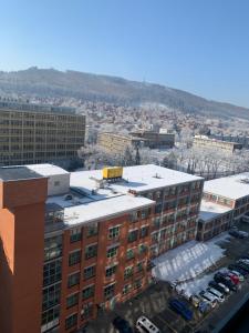 Nespecifikovaný výhled na hory nebo výhled na hory při pohledu z apartmánu