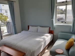 Postel nebo postele na pokoji v ubytování Green Grass B&B