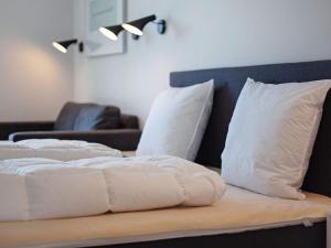 Postel nebo postele na pokoji v ubytování 6 Personen Ferienhaus in Wendtorf