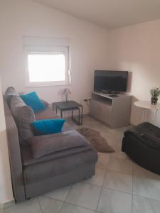 Μια τηλεόραση ή/και κέντρο ψυχαγωγίας στο Caliente Apartments Vir A