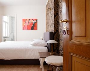 Postel nebo postele na pokoji v ubytování Maison Au Parc + 21 fotografií