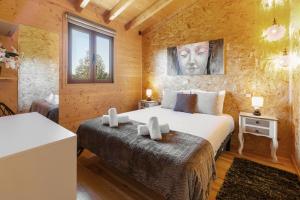 Postel nebo postele na pokoji v ubytování Rural Cottage + 15 fotografií