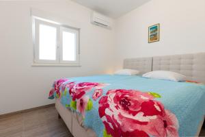 Postel nebo postele na pokoji v ubytování Relax - Apartment mit whirlpool