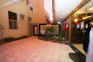 una hall di un edificio con una pianta di شقق المصيف للوحدات السكنية a Abha