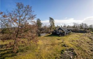 an aerial view of a house in a field at 2 Bedroom Gorgeous Home In Skjern in Skjern