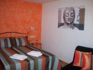 Cama o camas de una habitación en Can Mas