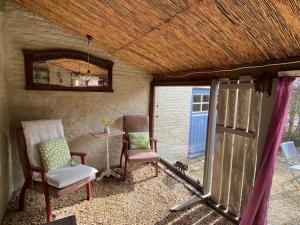 Posezení v ubytování Gîte les Mineurs