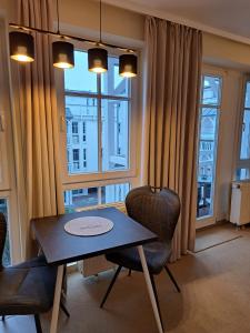 Ruang duduk di Seepark Sellin Apt. 351