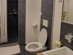 Koupelna v ubytování Rooms BAUMAN