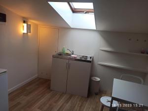 Kuchyň nebo kuchyňský kout v ubytování A7 Apartments