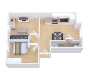 Plán poschodí v ubytovaní Brest - Le Gestin - Appartements - Lumineux - Tout Confort - Fibre Internet + 37 fotografií