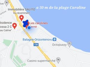 Certifikát, hodnocení, plakát nebo jiný dokument vystavený v ubytování T2 VUE MER accès plage