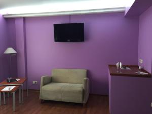 TV a/nebo společenská místnost v ubytování Motel Abalo