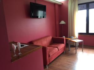 Posezení v ubytování Motel Abalo