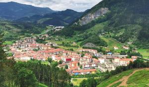a small town in a valley in the mountains at Arriaga 1 in Marquina