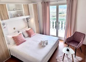 Posteľ alebo postele v izbe v ubytovaní Villa Ester