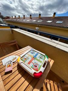 Balkón nebo terasa v ubytování Apartamento Portosin con piscina al lado de la playa