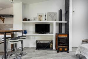 Μια τηλεόραση ή/και κέντρο ψυχαγωγίας στο Loft Deluxe Magnolia - Ovindoli
