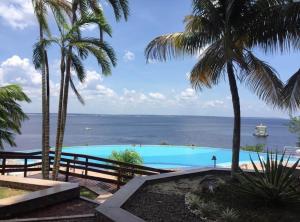 a swimming pool with a view of the ocean at Tropical Executive Hotel N 619 in Manaus