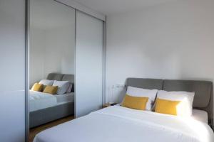 Ένα ή περισσότερα κρεβάτια σε δωμάτιο στο Boho Vibe