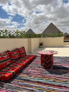Istumisnurk majutusasutuses Hur Pyramids Inn