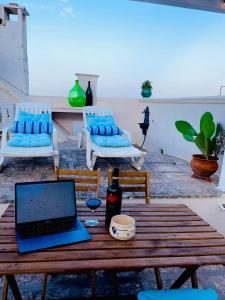 Balkón alebo terasa v ubytovaní WHITE STONE- La Terrazza