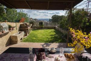 A garden outside Corte dei Guelfi