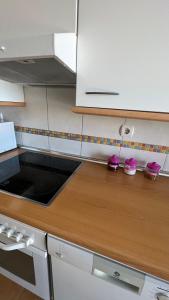 Kuchnia lub aneks kuchenny w obiekcie Apartments Madrid Suite Aeropuerto, IFEMA