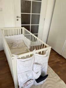 Postel nebo postele na pokoji v ubytování Apartmán U Březinů