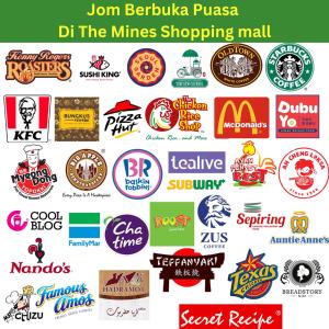 a collage of logos of different fast food restaurants at [HERITAGE 4] HOMESTAY Studio 4Pax, FREE WIFI in Seri Kembangan