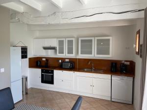 Køkken eller tekøkken på Gîte à 10mns du Treport et Criel sur Mer
