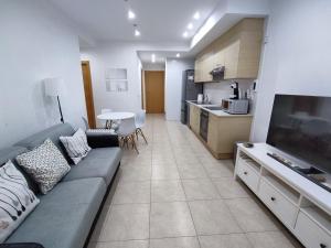 Køkken eller tekøkken på Acogedor apartamento a 100 metros de la playa