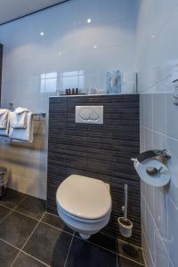 a bathroom with a toilet and a sink at Appartementen Domburg in Domburg
