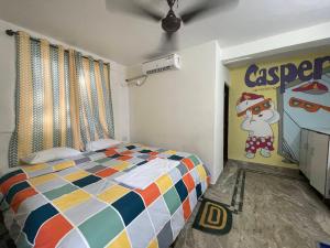 Voodi või voodid majutusasutuse Kaabo Hostel toas
