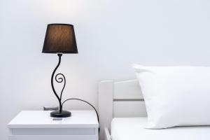 Posteľ alebo postele v izbe v ubytovaní Blue Mile Apartman Split