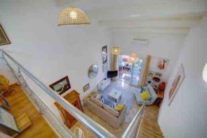 Χώρος καθιστικού στο Très bel appartement Climatisé Terrasse et Vue Mer